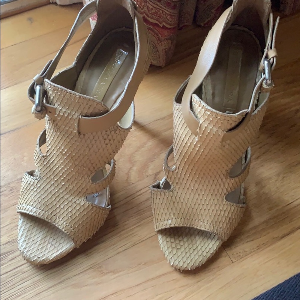 Snakeskin Heels BCBG Maxazria